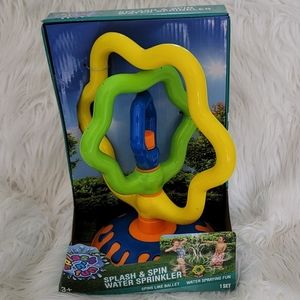 Splash N Fun Splash & Spin Water Sprinkler